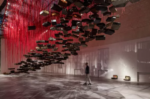 Clôture de l’exposition "Chiharu Shiota. The Soul Trembles"