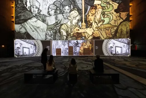Clôture de l'exposition Éternel Mucha 