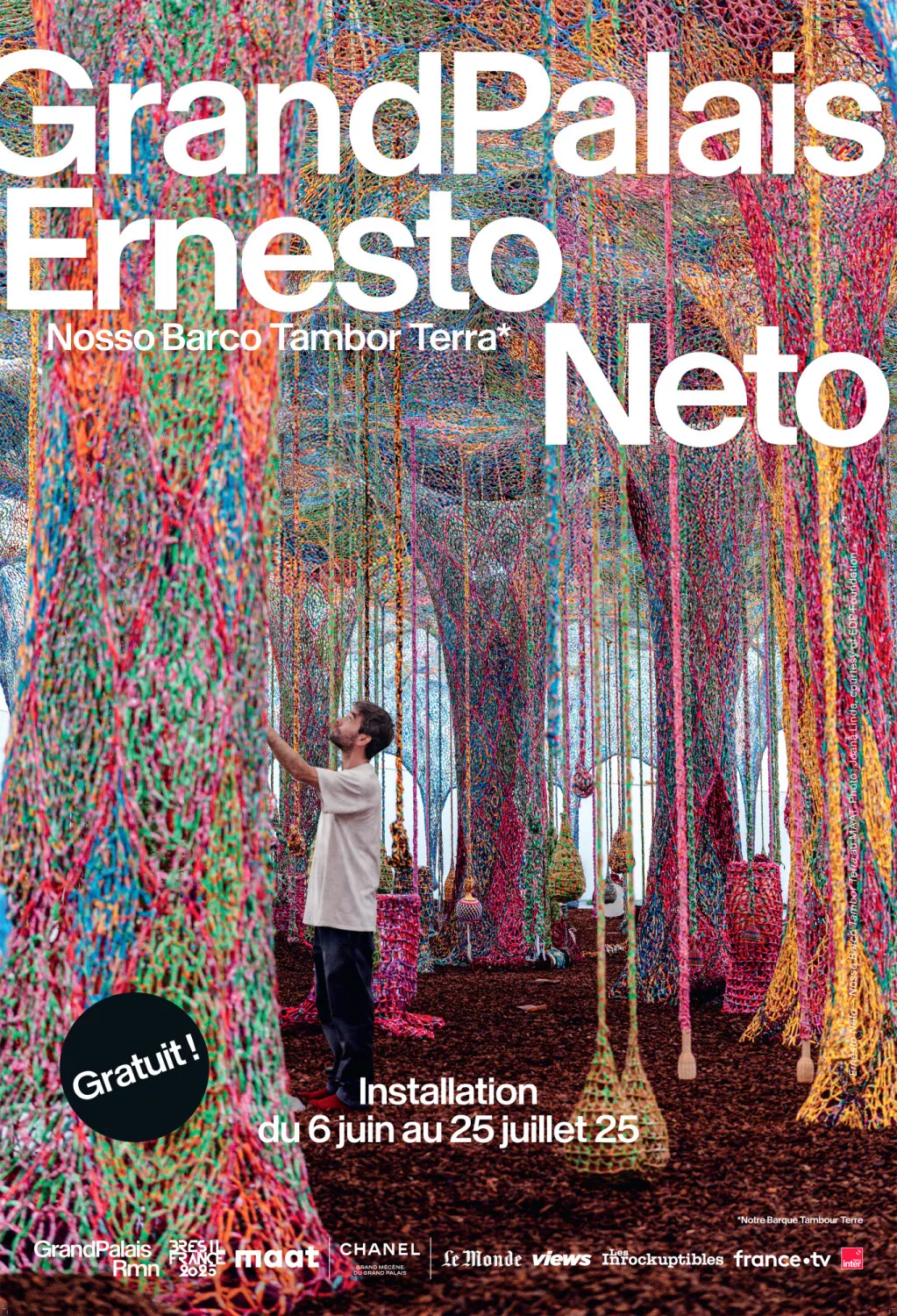 affiche Ernesto Neto - Nosso Barco Tambor Terra